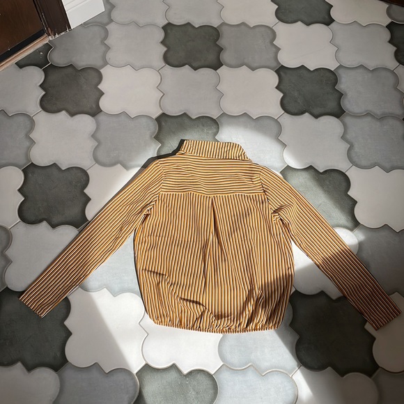 Never worn, new, striped, thin, long sleeve, blouse - Picture 2 of 3